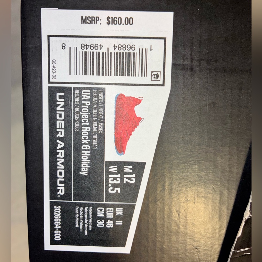 Under Armour Red Training Shoes